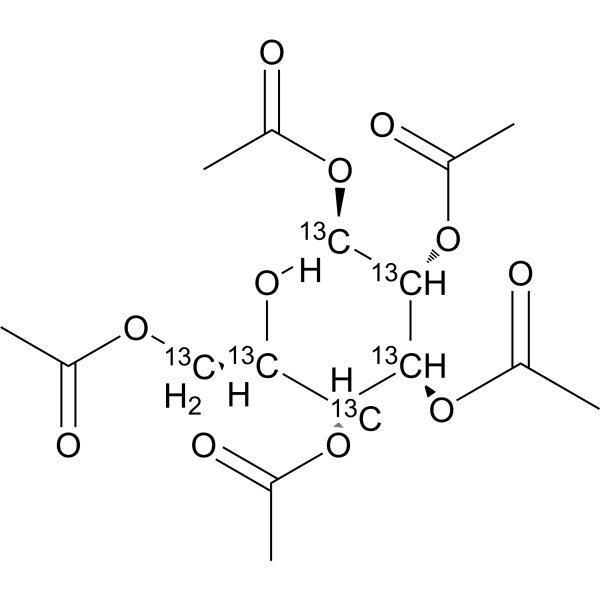 β-D-Glucose pentaacetate-13C6 (β-D-Glucose pentaacetate-13C6) 213020-65-6